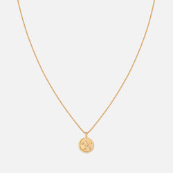 Astrid & Miyu Taurus Zodiac 18-Karat Gold-Plated Sterling Silver Necklace