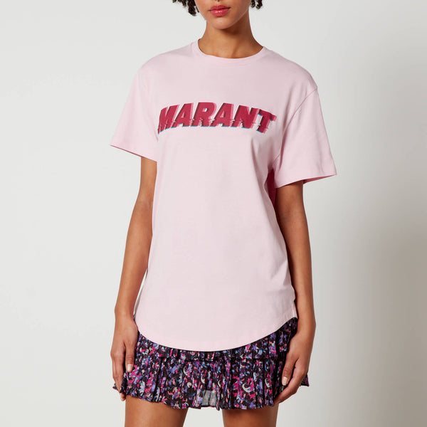 Marant Etoile Edwige Flash Logo Cotton-Jersey T-Shirt 