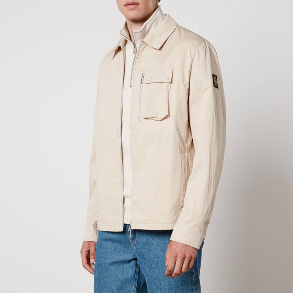 Belstaff Rail Cotton-Blend Taffeta Overshirt