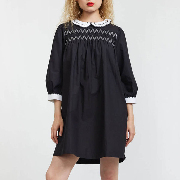 Batsheva Pauline Cotton-Poplin Mini Dress 