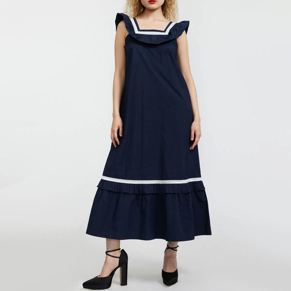 Batsheva Yeva Cotton Midi Dress 