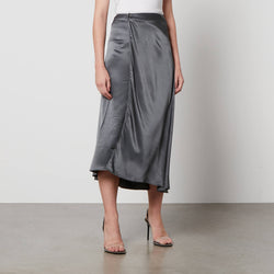 Samsøe Samsøe Viktoria Satin Midi Skirt