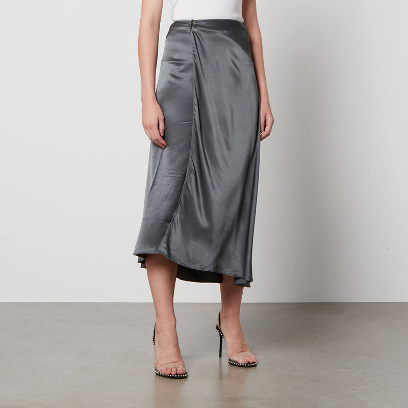 Samsøe Samsøe Viktoria Satin Midi Skirt