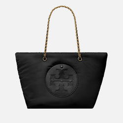 Tory Burch Ella Puffy Chain Shell Tote Bag