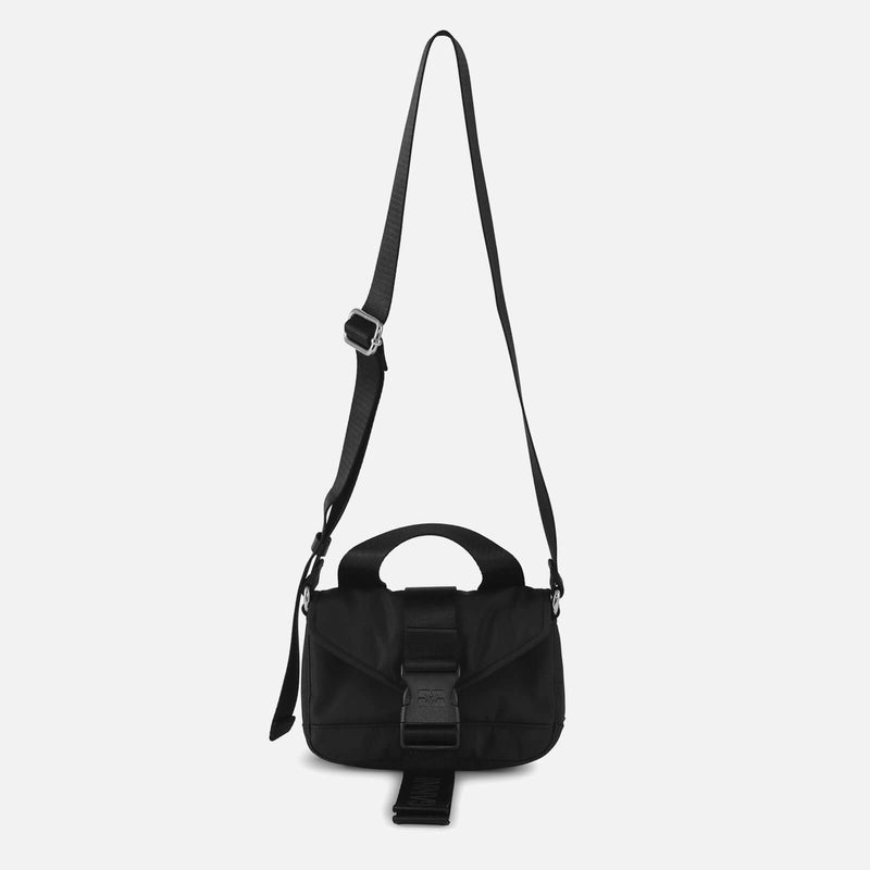 Ganni Recycled Tech Shell Mini Satchel