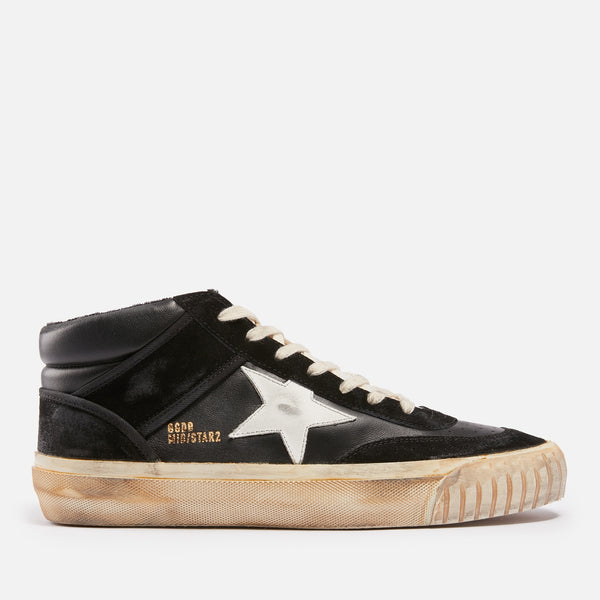 Golden Goose Men's Mid Star Leather and Suede Trainers 