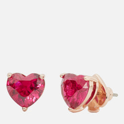 Kate Spade New York Heart GoldPlated Cubic Zirconia Earrings