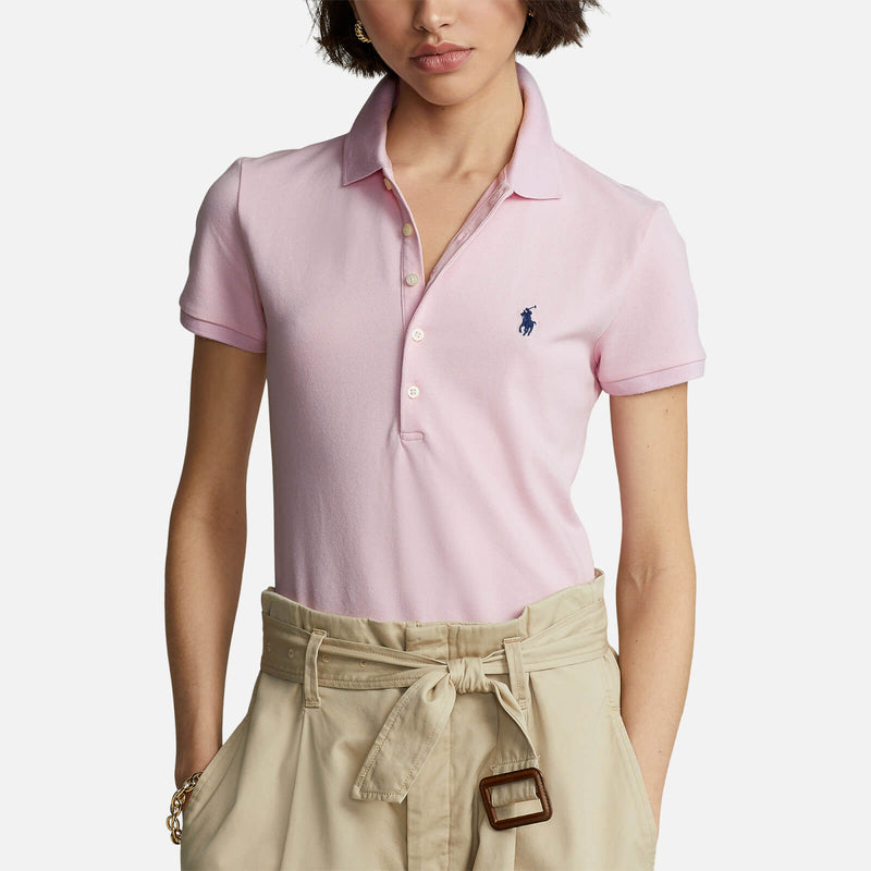 Polo Ralph Lauren Julie CottonBlend Piqué Polo Shirt