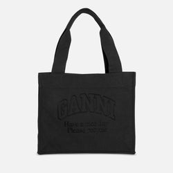 Ganni Large Easy Recycled Canvas Tote Bag