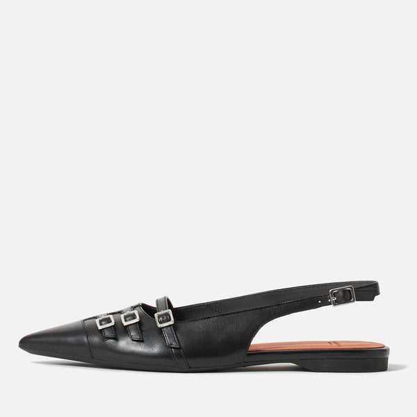 Vagabond Women's Hermine Buckled Leather PointedToe Flats