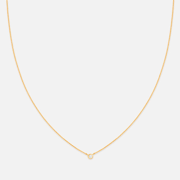 Astrid & Miyu Bezel 18Karat GoldPlated Necklace