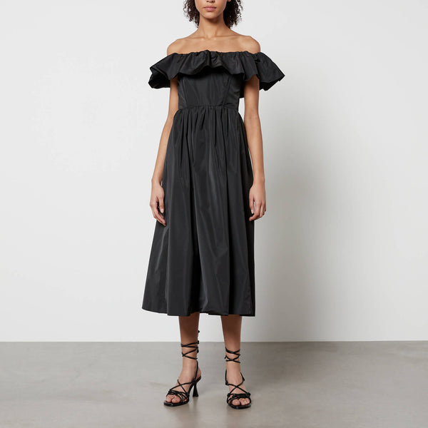 Sea New York Diana Taffeta Midi Dress 