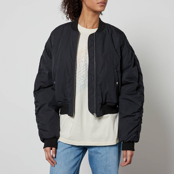 Marant Etoile Bessime Cotton-Blend Shell Cropped Bomber Jacket 