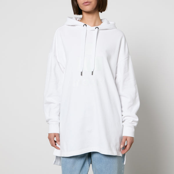 Marant Etoile Shanon Logo-Flocked Cotton-Jersey Hoodie - FR 34