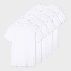 Paul Smith Loungewear FivePack Organic CottonJersey TShirts