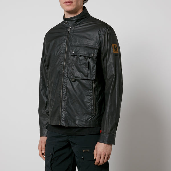 Belstaff Centenary Racer Waxed Cotton-Blend Jacket 