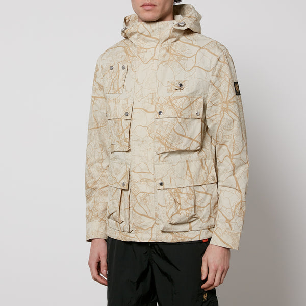 Belstaff Castmaster Map Shell Parka Jacket 