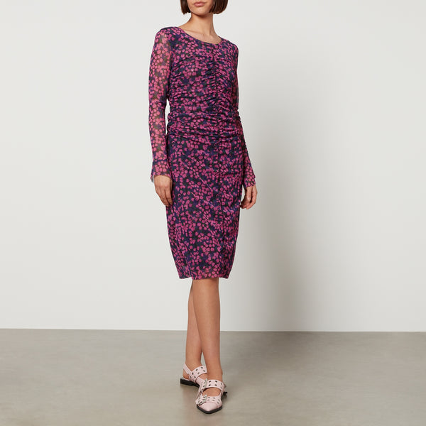 Baum Und Pferdgarten Janis Floral-Print Mesh Dress