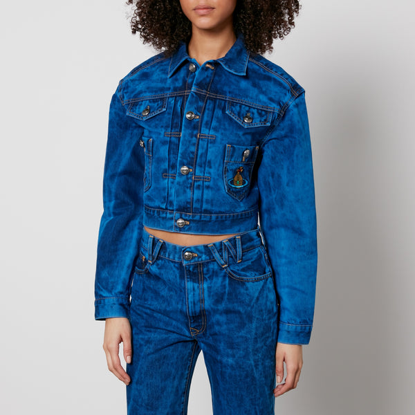 Vivienne Westwood Marlene Cropped Denim Jacket