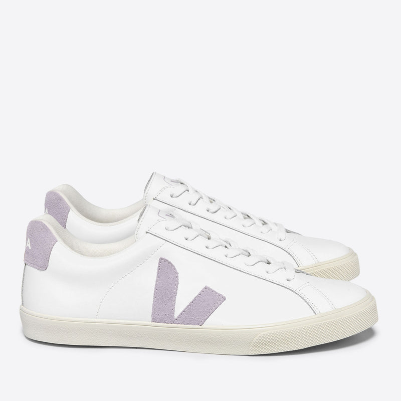 Veja Women's Esplar Logo-Appliquéd Leather and Suede Trainers 