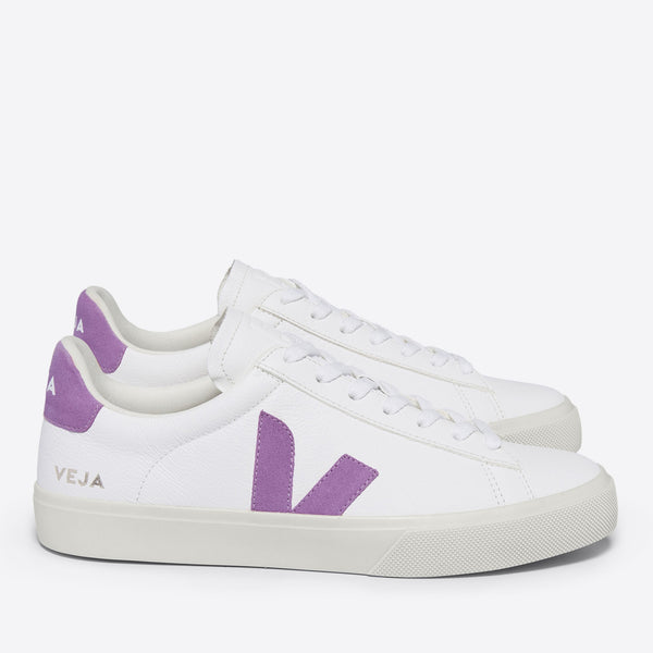 Veja Women's Campo Suede-Trimmed Leather Trainers 