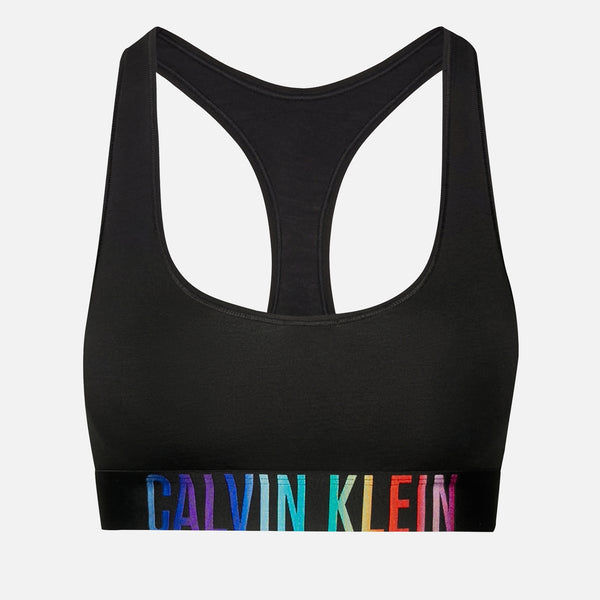 Calvin Klein Intense Pride LogoPrint StretchJersey Unlined Bralette