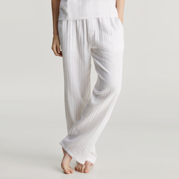 Calvin Klein Textured CottonGauze Sleep Pants