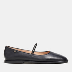 Coach Women's Emilia Leather Leather Mary Jane Flats