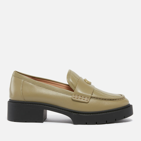 Coach Women's Leah Quilted Leather Loafers 