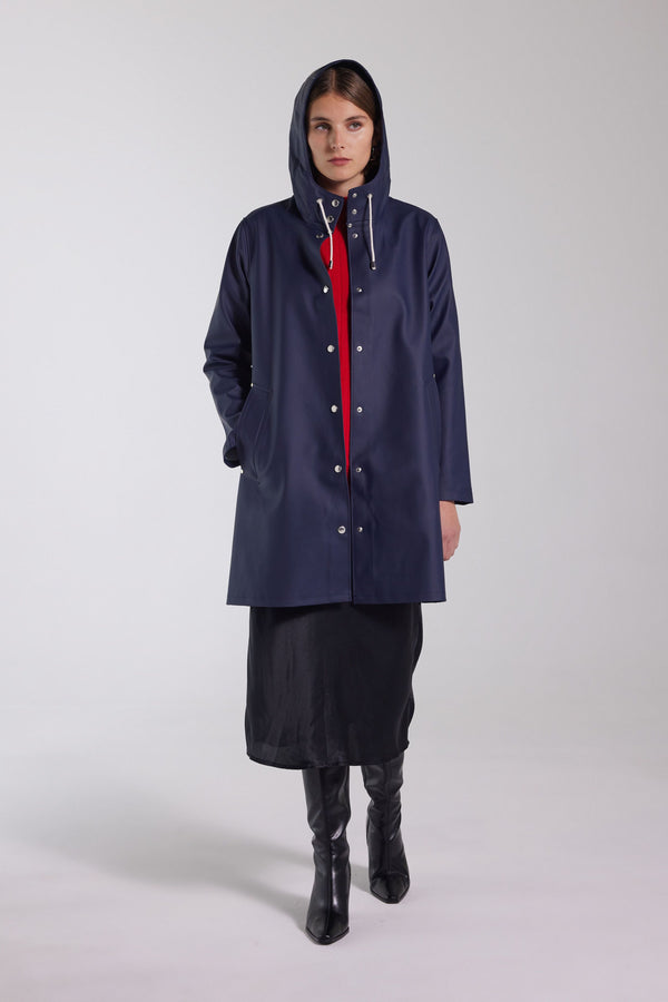 Stutterheim Mosebacke Raincoat Navy