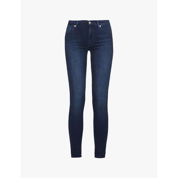 7 For All Mankind Slim Illusion super-skinny high-rise jeans