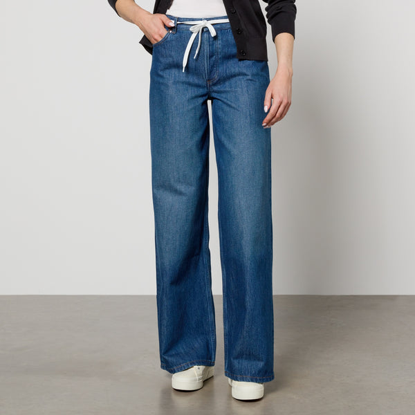 A.P.C. Madame Santeuil Denim Tie Waist Jeans