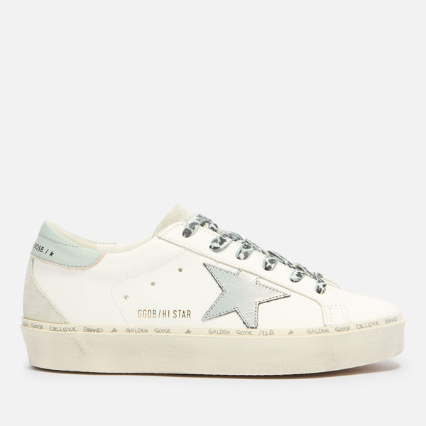 Golden Goose Women's Hi-Star Leather Flatform Trainers - UK 5