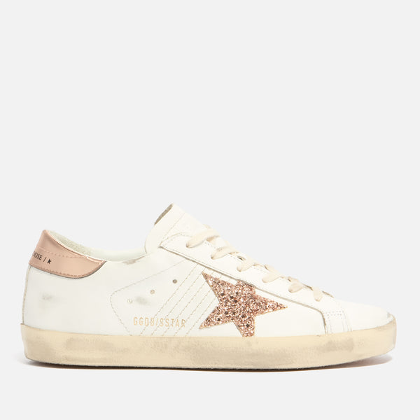 Golden Goose Women's Superstar Distressed Leather Trainers 