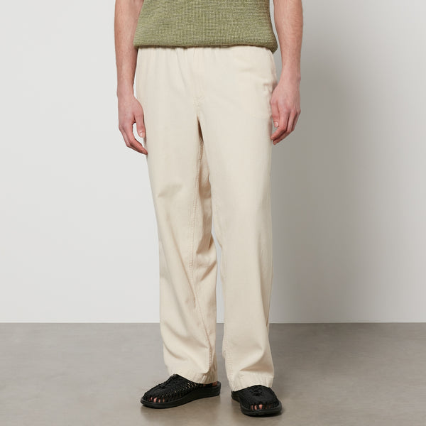 Corridor Cropped Cotton-Canvas Wide-Leg Trousers