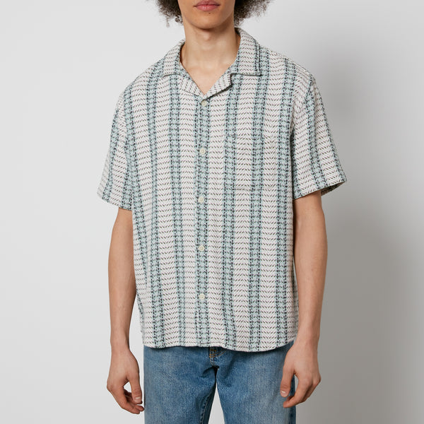 Corridor Riverside Intarsia Cotton Shirt