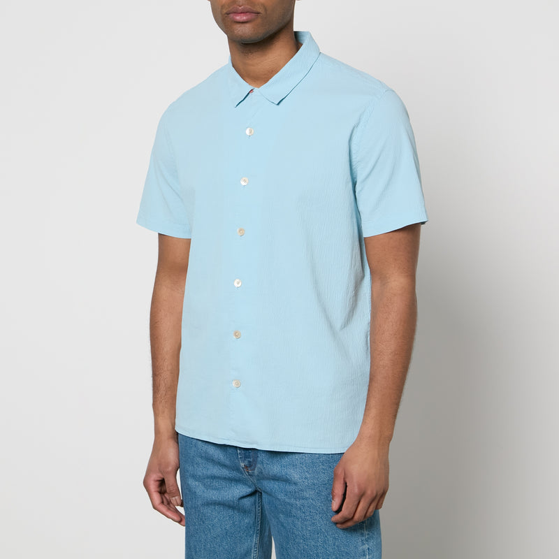 PS Paul Smith Cotton-Blend Cloqué Shirt 