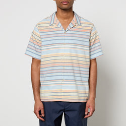 PS Paul Smith Striped Cotton-Jacquard Shirt