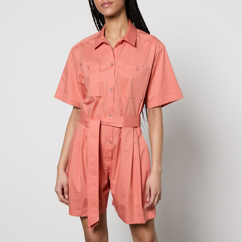 PS Paul Smith Cotton-Blend Poplin Playsuit