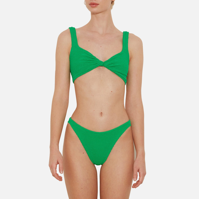 Hunza G Juno Seersucker Twisted Bikini