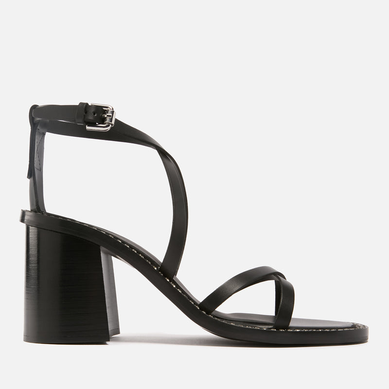 See By Chloé Women's Lynette Leather Heeled Sandals - 5