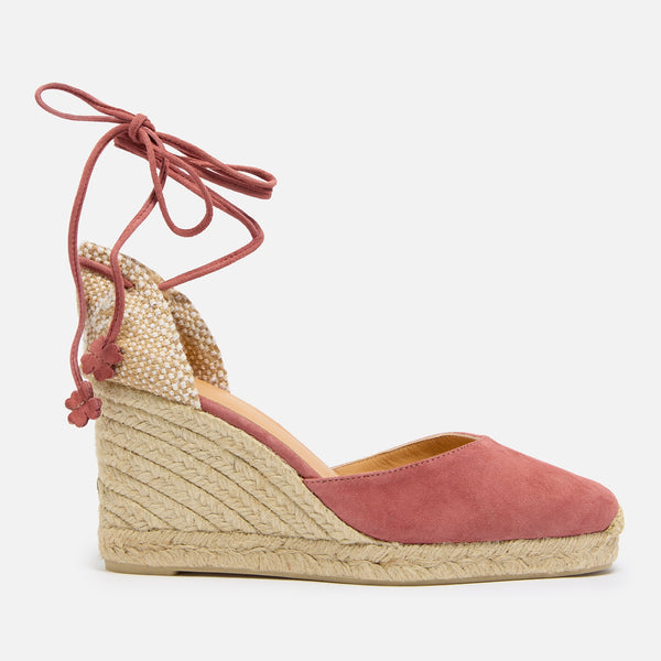 Castañer Women's Carina Suede Espadrille Wedge Sandals - 6