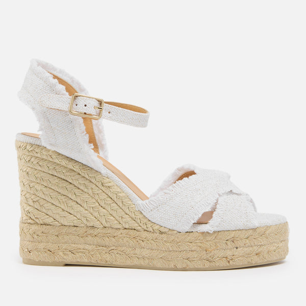 Castañer Women's Bromelia Canvas Espadrille Wedge Sandals - 4