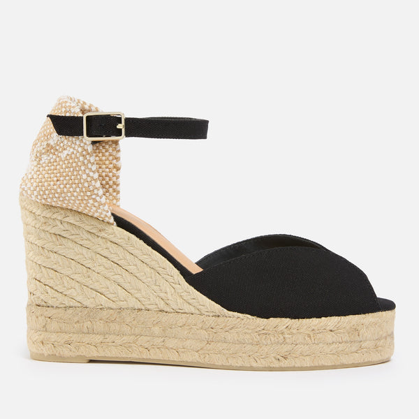 Castañer Women's Bianca Canvas Espadrille Wedge Sandals - 6