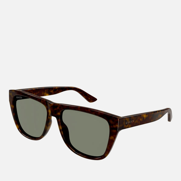 Gucci Minimal Logo Acetate SquareFrame Sunglasses