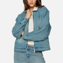 House of Sunny Wu Denim Boxy Jacket