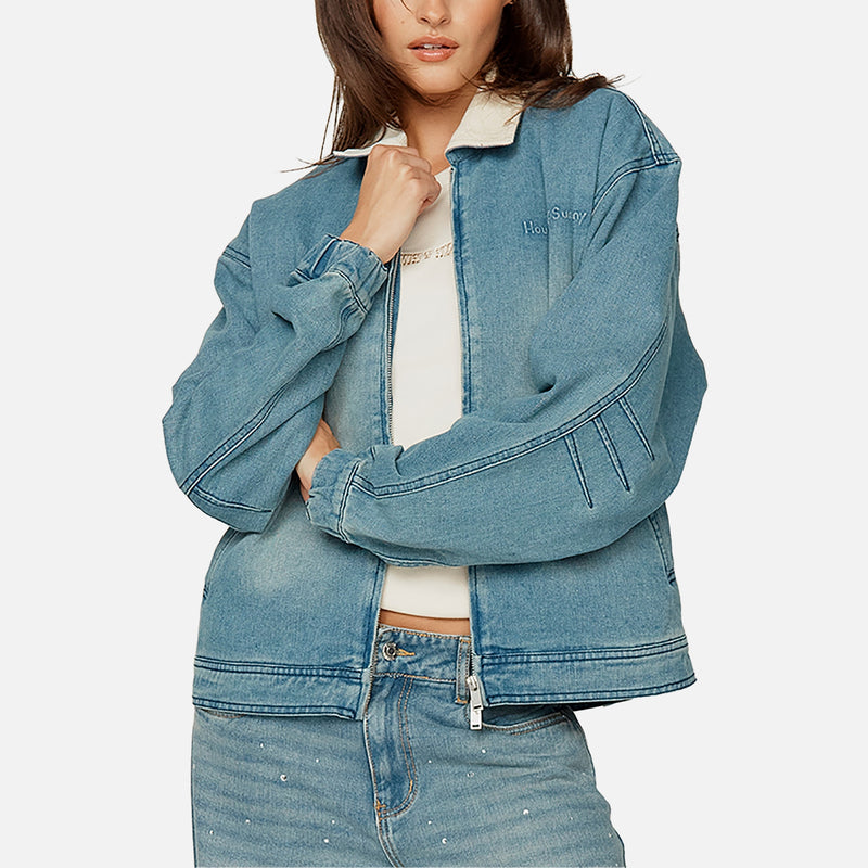 House of Sunny Wu Denim Boxy Jacket