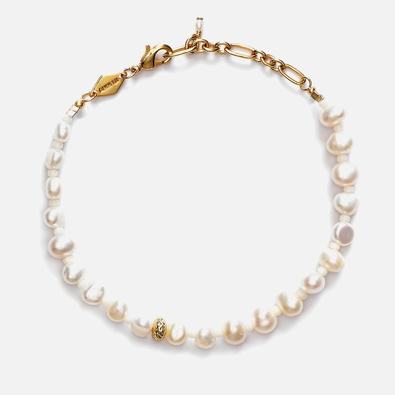 Anni Lu Stellar Pearly 18Karat Gold Plated and Freshwater Pearl Bracelet