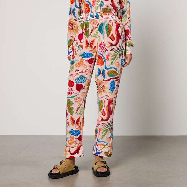 Farm Rio Printed Crepe Pyjama Trousers