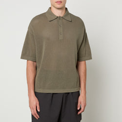 MKI MIYUKI ZOKU Loose Cotton Polo Shirt